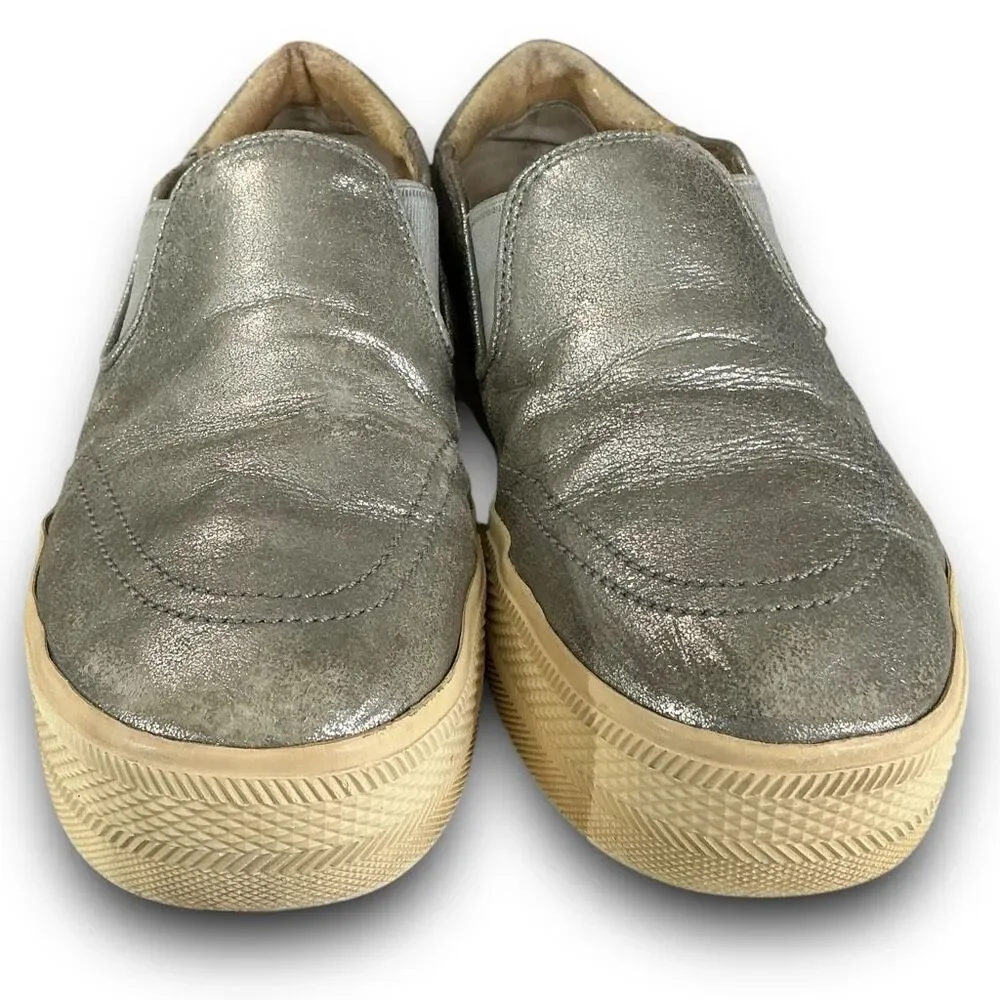 Ash Silver Suede Jungle Loafers Sneakers